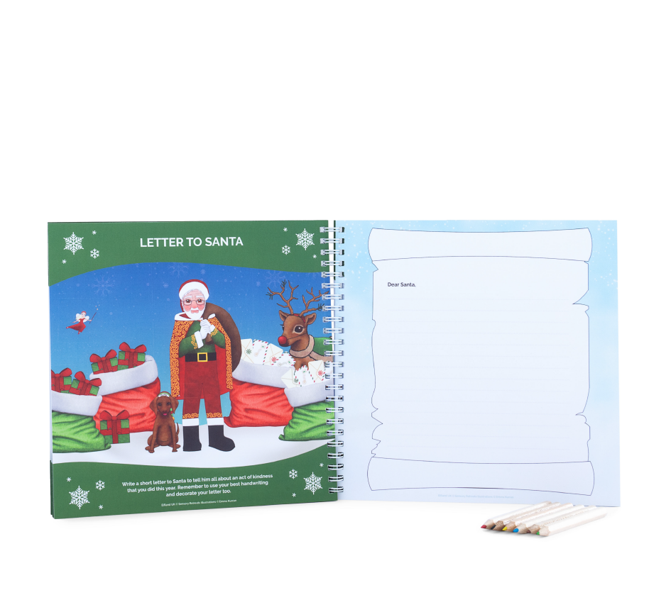 Buddy's Creative Christmas Wonderland Activity Book - Sensory Retreats