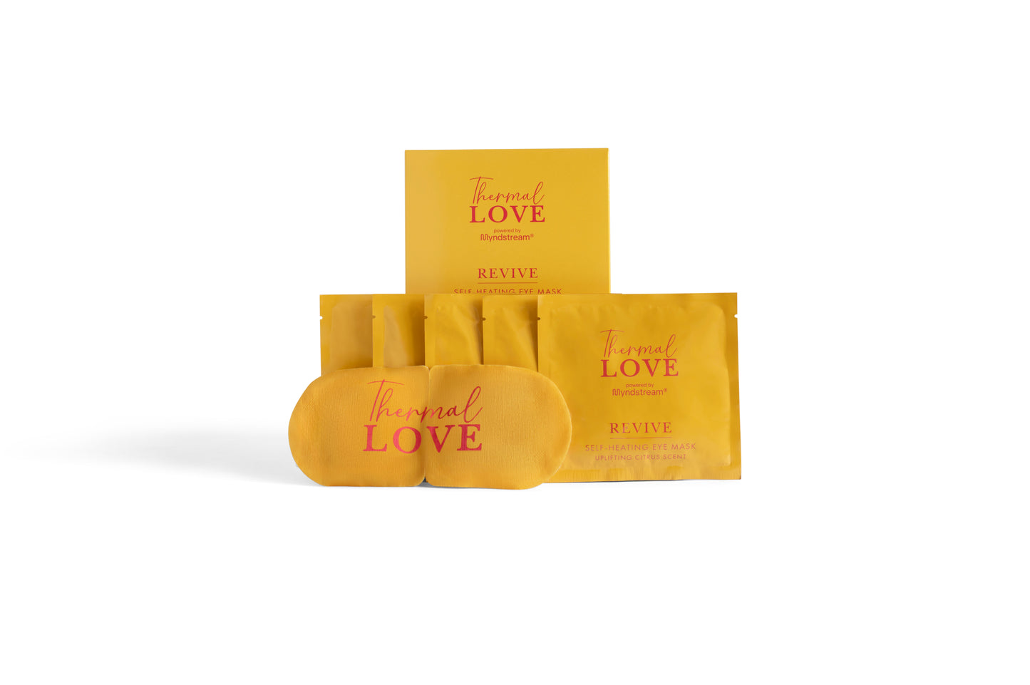 Thermal Love Revive Self Heating Eye Mask + Heart Stone - Gift Box - Sensory Retreats