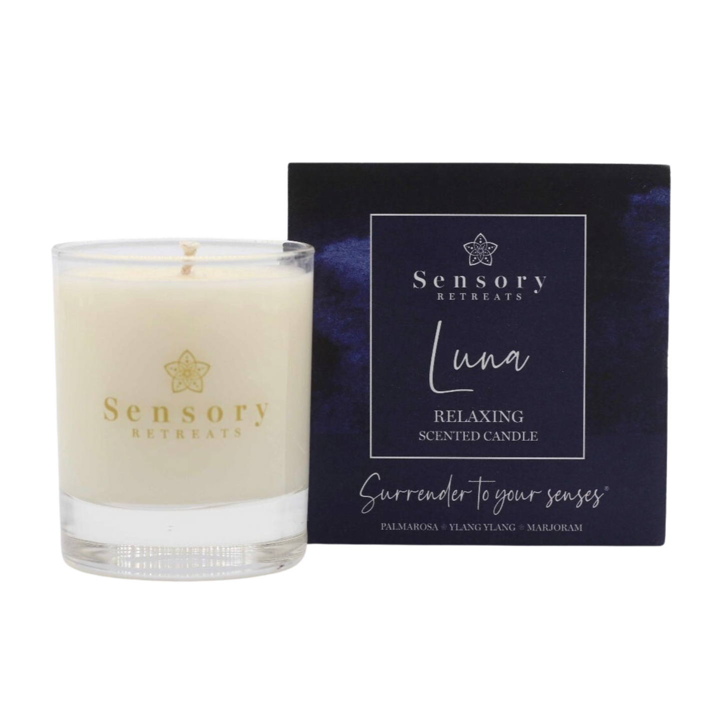 Luna 160g Aromatherapy Candle (unboxed) - Sensory Retreats