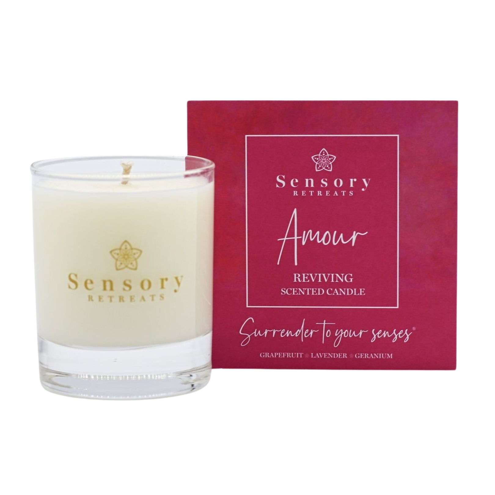 Amour Aromatherapy Candle Unboxed Sensory Retreats 1883