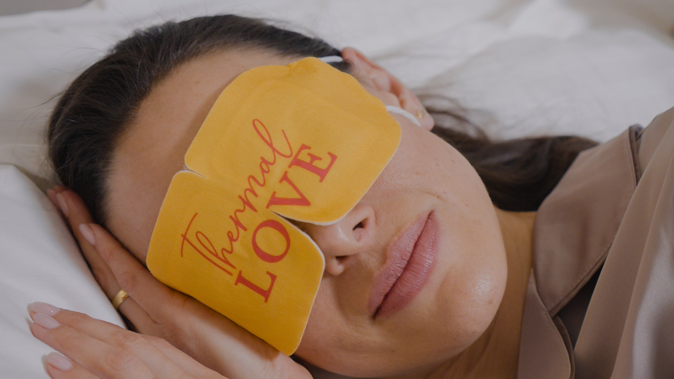 Thermal Love Revive Self Heating Eye Mask + Heart Stone - Gift Box - Sensory Retreats