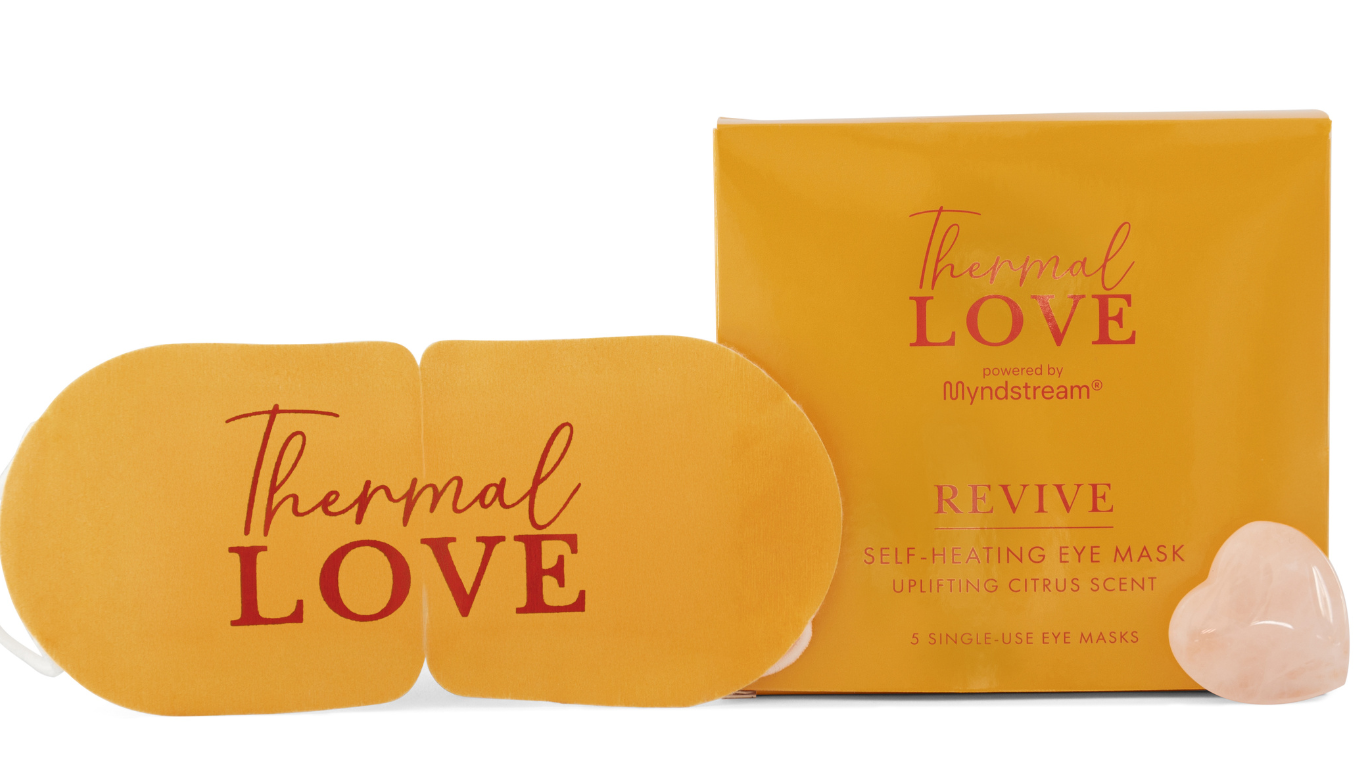 Thermal Love Twin Pack with Rose Quartz Heart Stone - Sensory Retreats