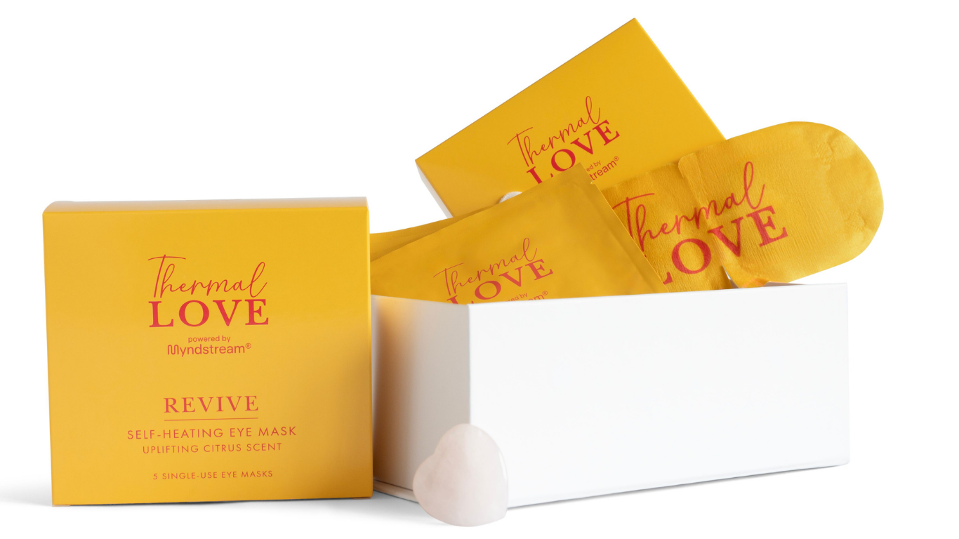 Thermal Love Twin Pack with Rose Quartz Heart Stone - Sensory Retreats