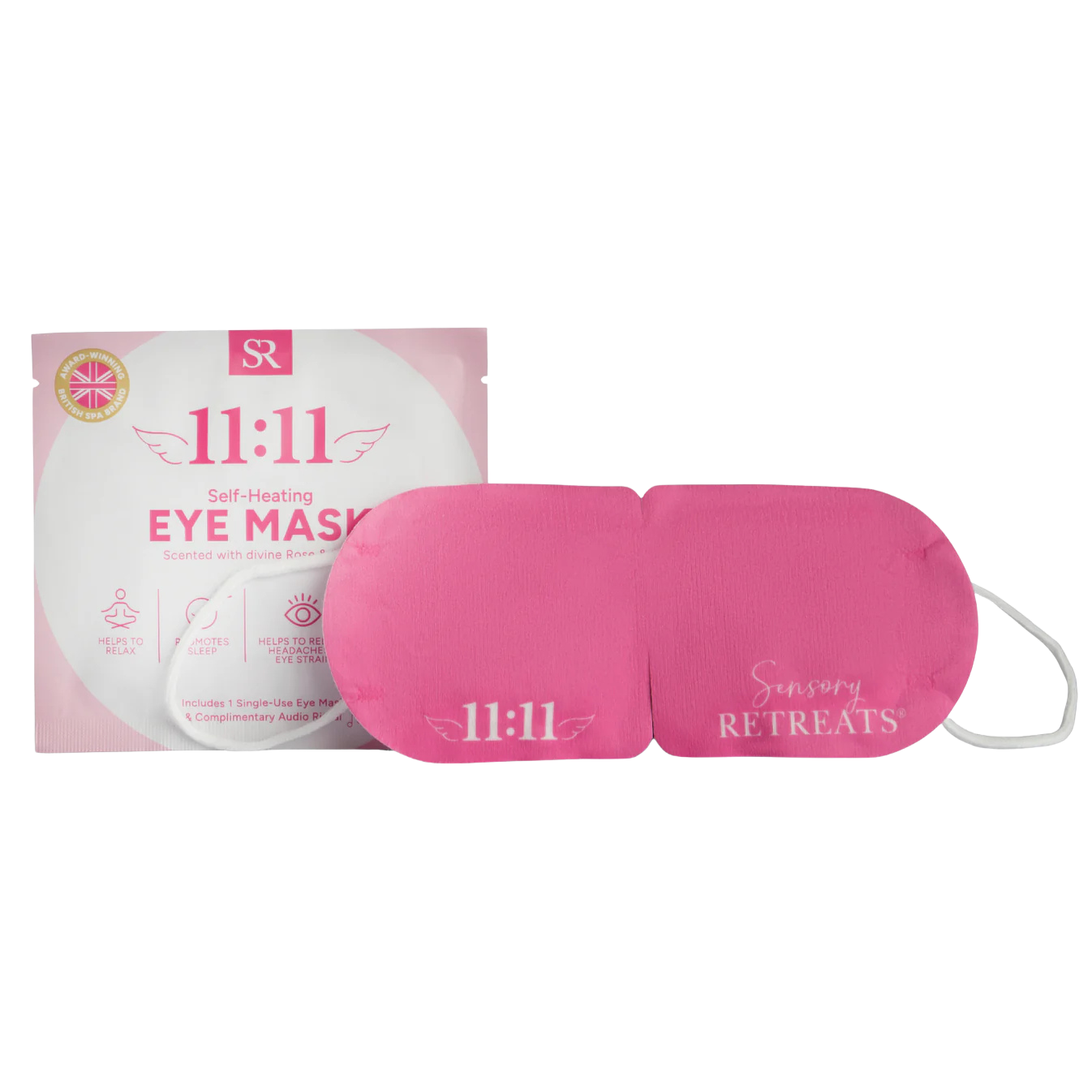 11:11 Self-Heating Eye Masks (Rose & Oud Scented)
