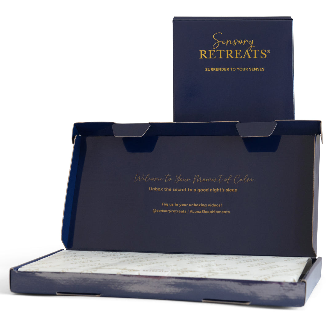 Luna Eyes Self-Heating Eye Masks (Lavender Scented) Postal Box - Sensory Retreats