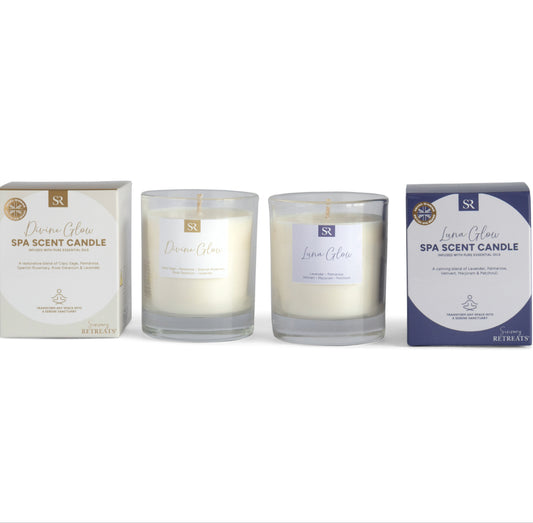 Luna & Divine Glow Spa Scent Candle Set - Sensory Retreats