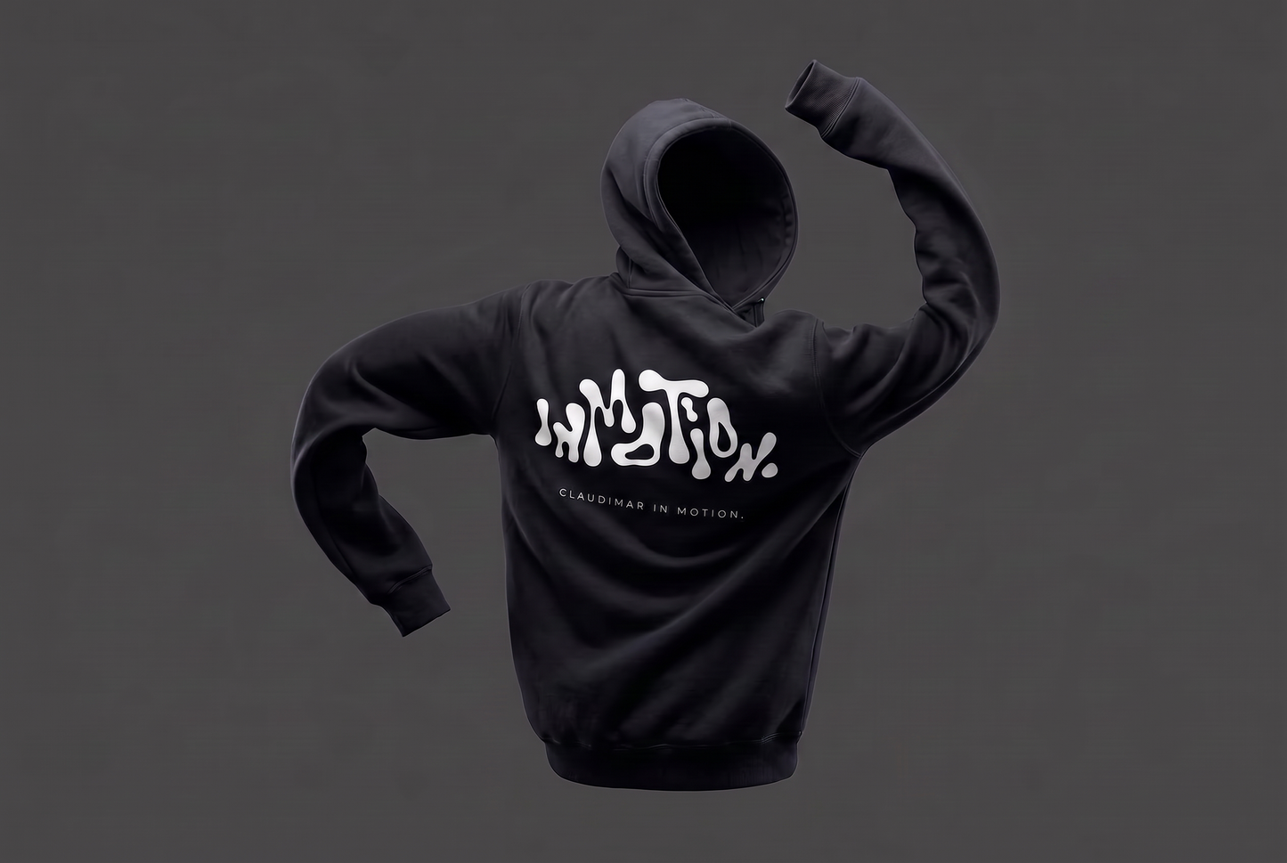 11:11 Athletic x Claudimar In Motion - Cotton Black  Extra Large Hoodie - Sensory Retreats