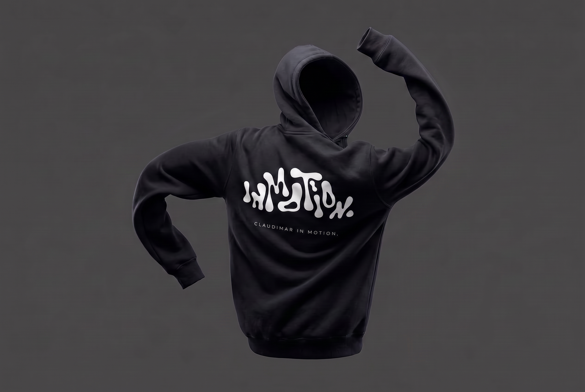 11:11 Athletic x Claudimar In Motion - Cotton Black  Extra Large Hoodie - Sensory Retreats