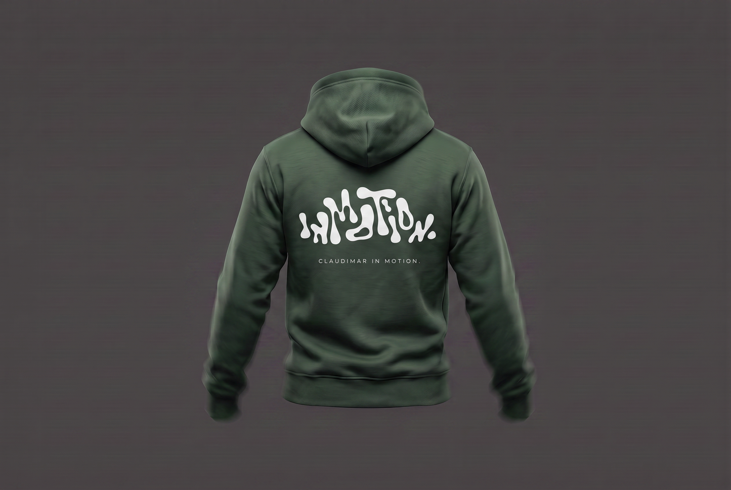 11:11 Athletic x Claudimar In Motion - Cotton Dark Green Large Hoodie - Sensory Retreats
