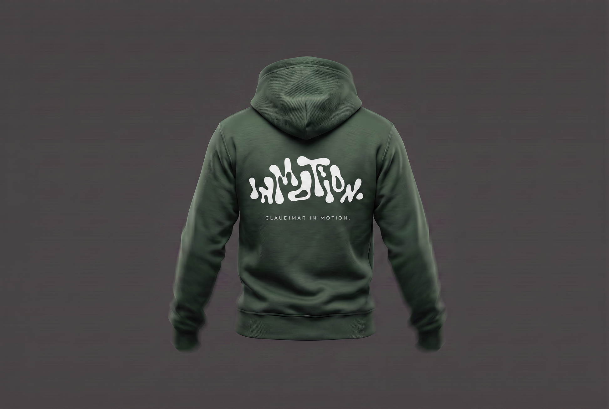 11:11 Athletic x Claudimar In Motion - Cotton Dark Green Large Hoodie - Sensory Retreats