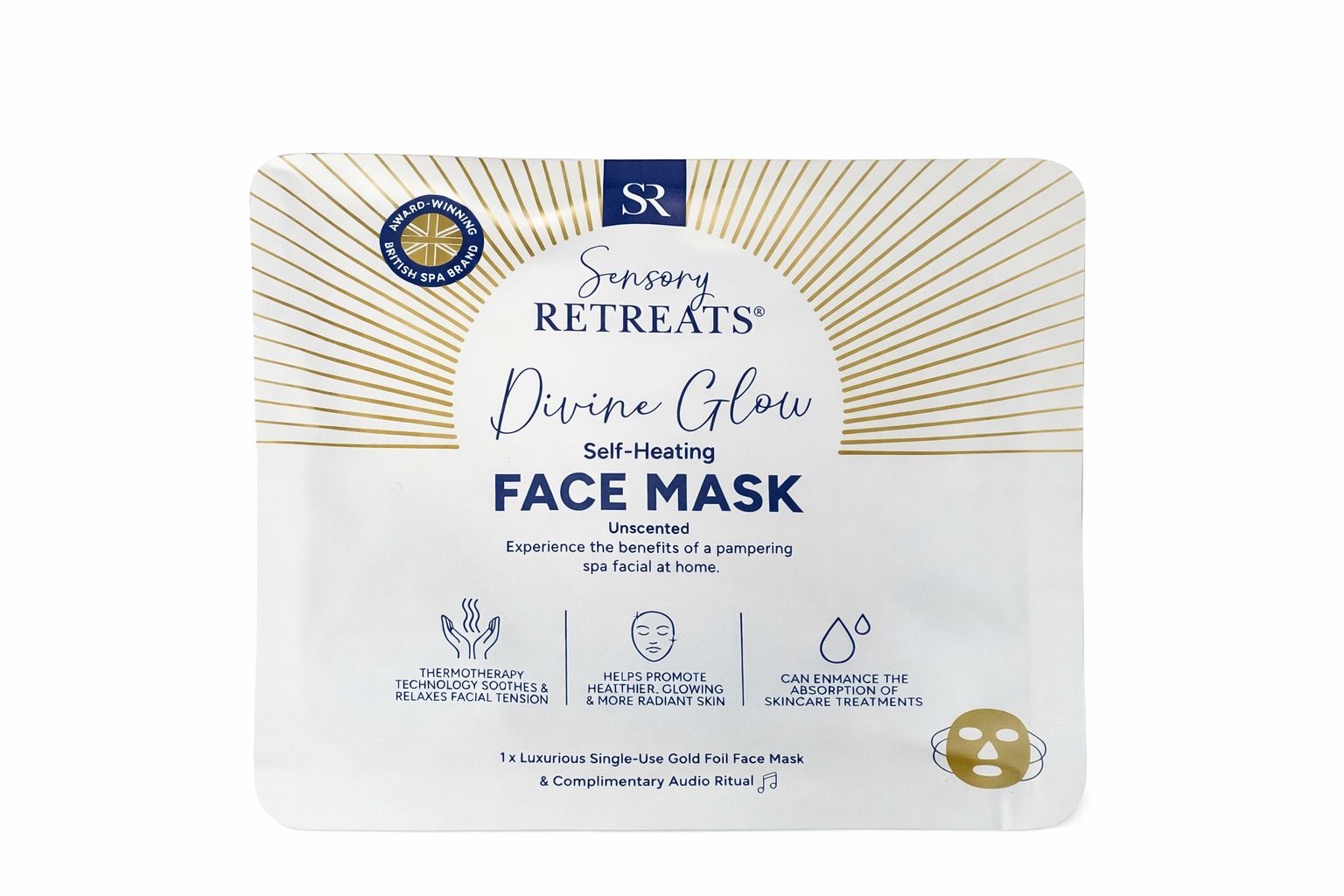 Divine Glow Self-Heating Face Mask - Sensory Retreats