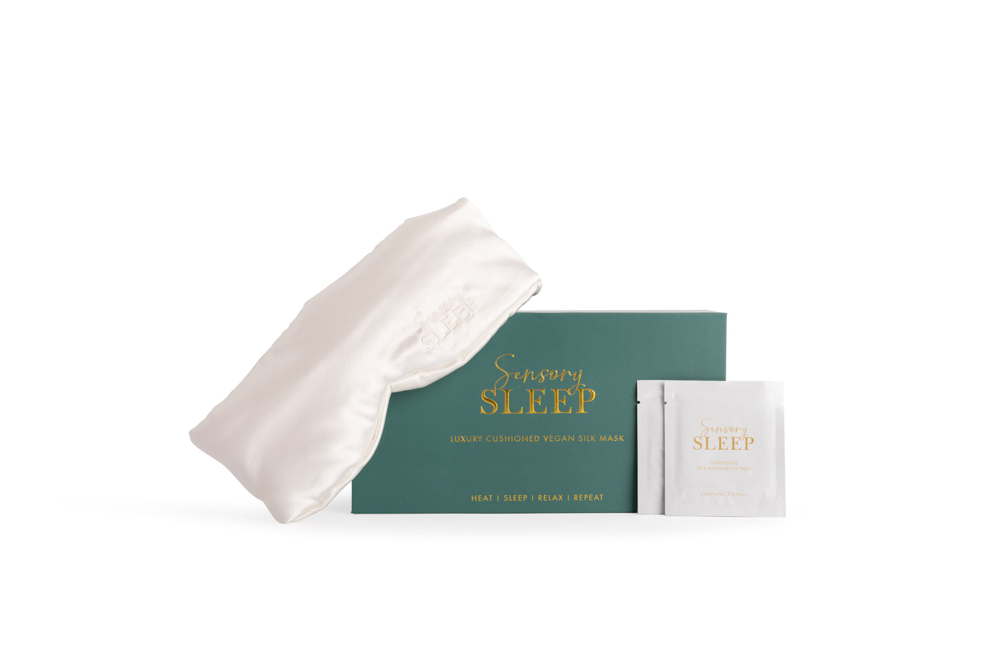 Sensory Sleep Vegan Silk Mask + 5 Heat Sachet