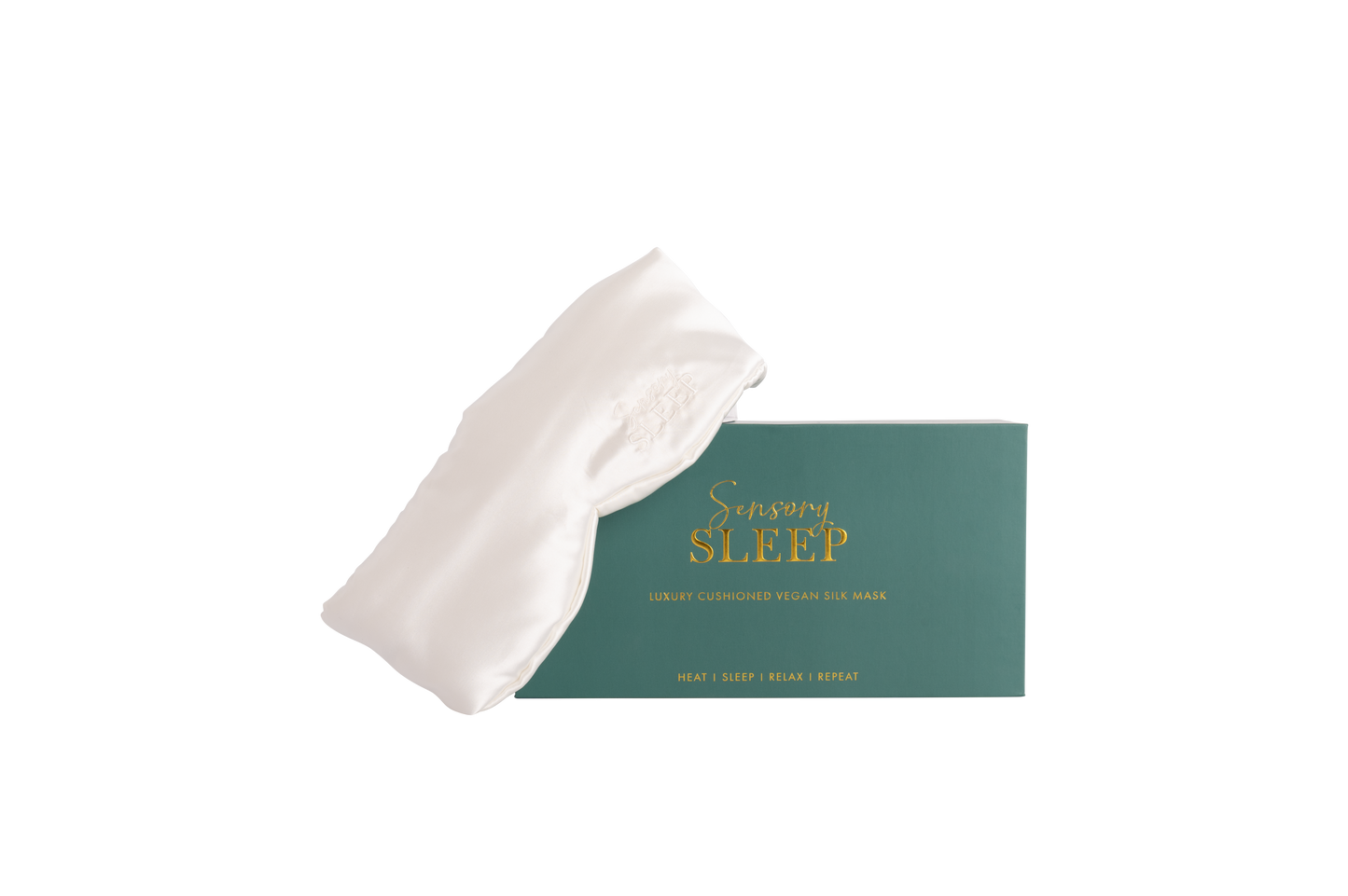 Sensory Sleep Vegan Silk Mask + 10 Heat Sachet In A Luxury Gift Box