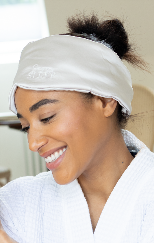 Sensory Sleep Vegan Silk Mask + 5 Heat Sachet - Sensory Retreats