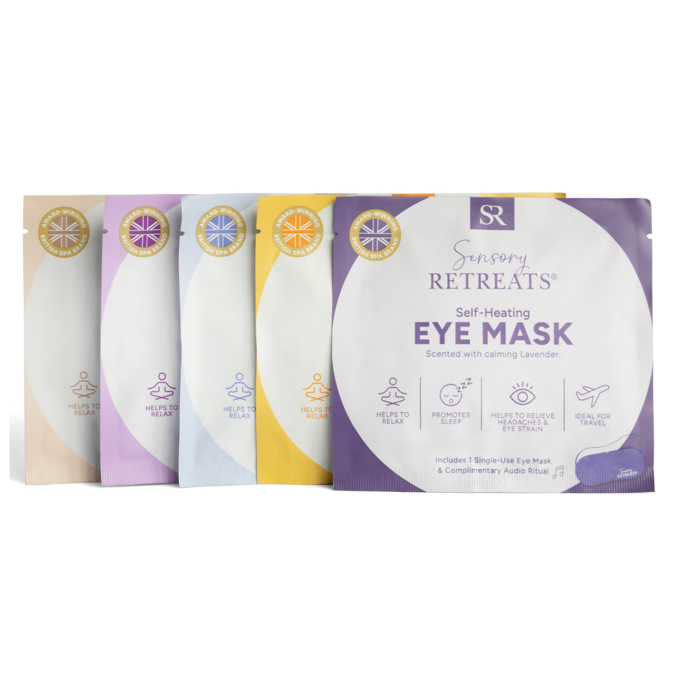 Spa Scent Collection Self-Heating Eye Masks - Sensory Retreats