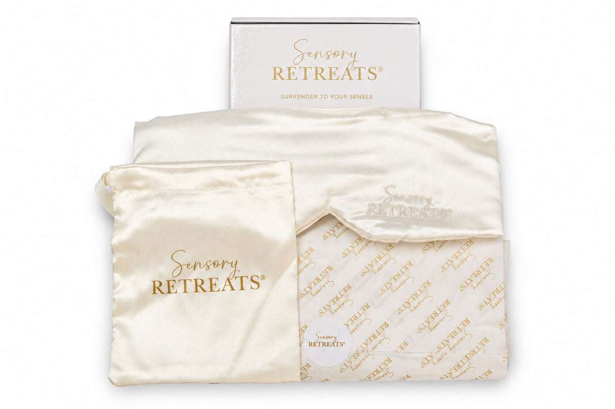 Sensory Retreats Cushioned Vegan Silk Eye Mask