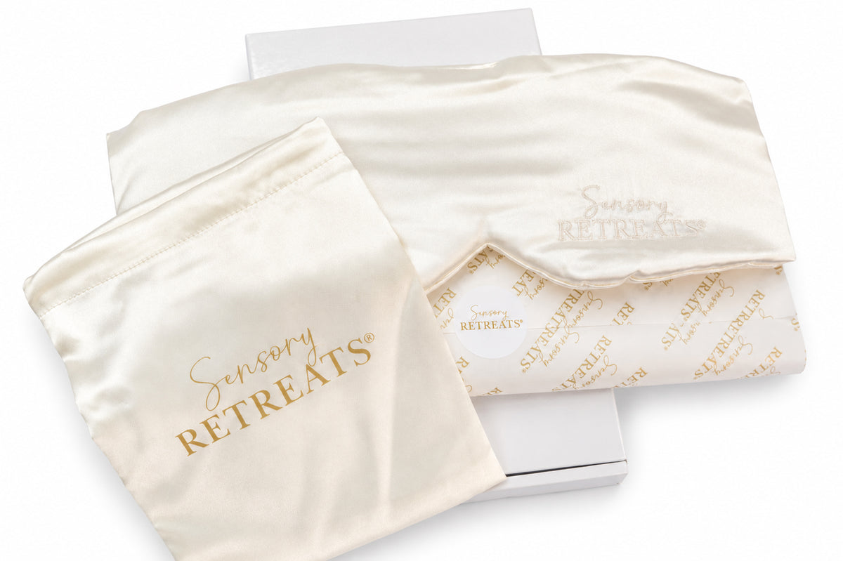 Sensory Retreats Cushioned Vegan Silk Eye Mask