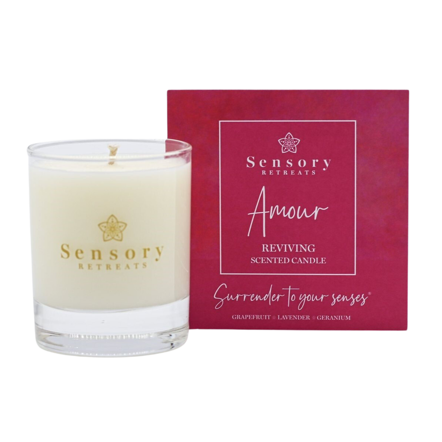 Amour Aromatherapy Candle (unboxed) - Sensory Retreats