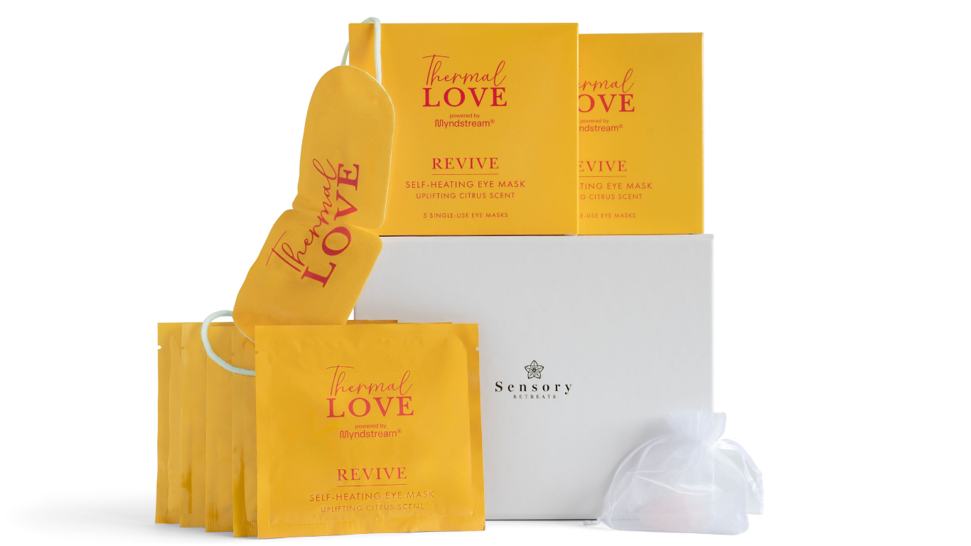 Thermal Love Twin Pack with Rose Quartz Heart Stone - Sensory Retreats