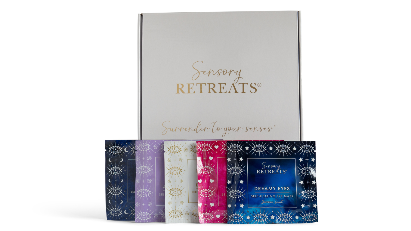 Relax & Revive Discovery Set - Self Heating Eye Mask - Sensory Retreats